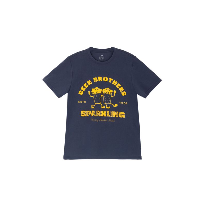 TENNIS - Camiseta básica azul para hombre