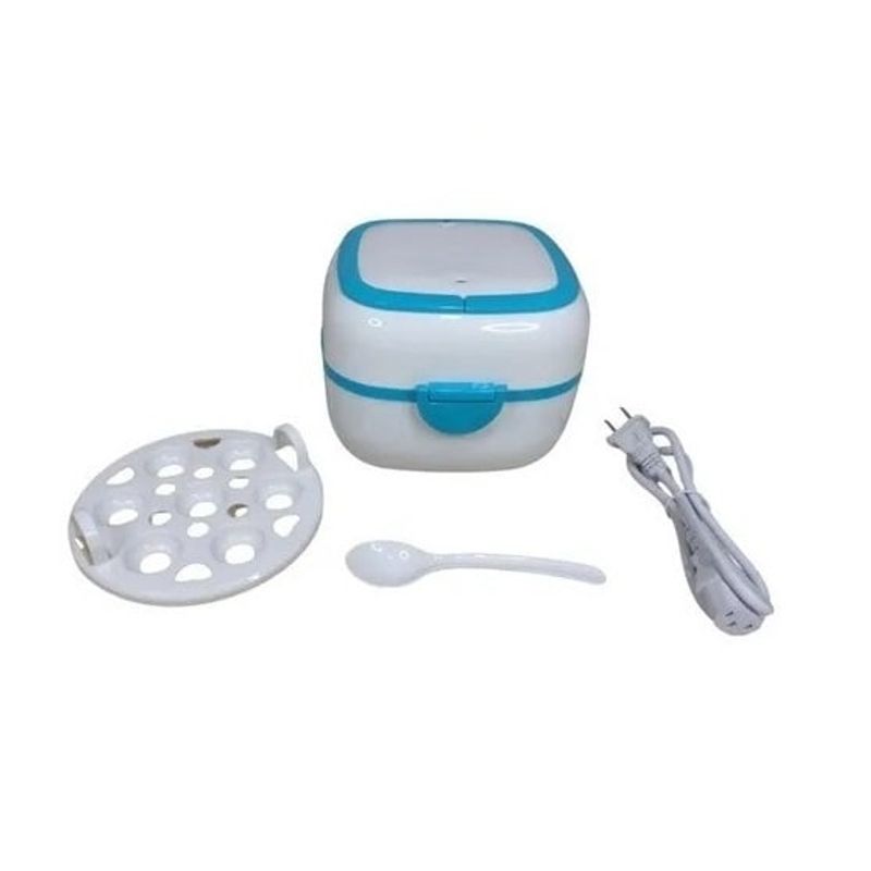 GENERICO - Fiambrera Lonchera Porta Comida Electrica Portable Acero Ino.