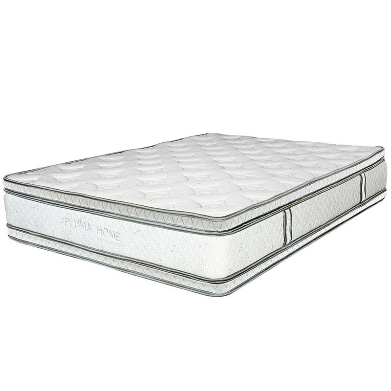 PLUMA HOME - Euro Tecnology  Colchón  Ultracómodo Queen160x190   Gratis Basecama