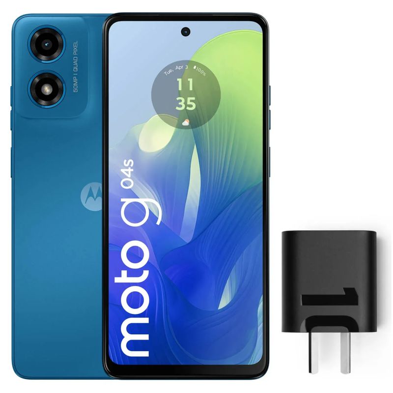 MOTOROLA - Celular MOTOROLA MOTO G04s 4GB 128GB Azul