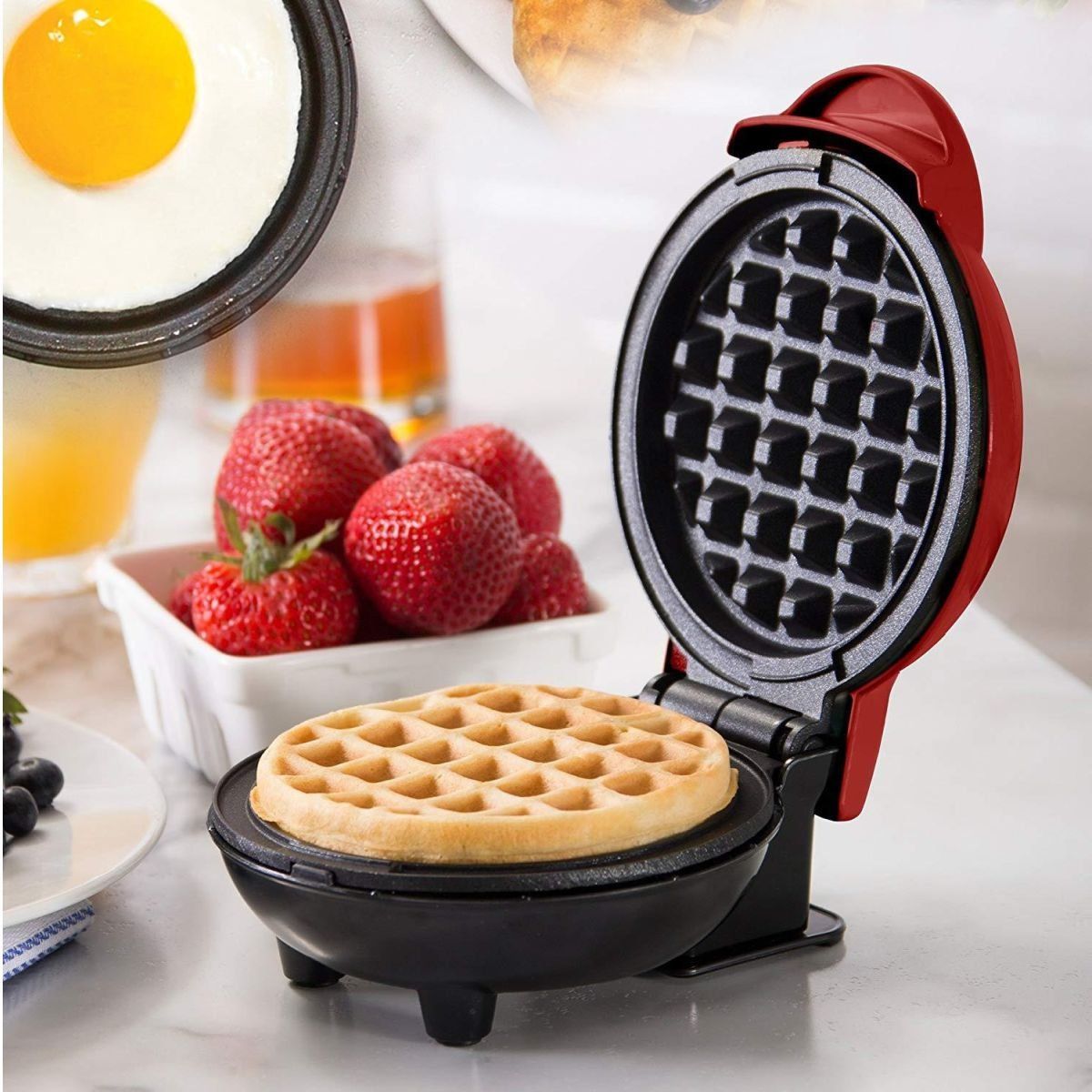 GENERICO - Mini Wafflera Eléctrica Waffle Moderna
