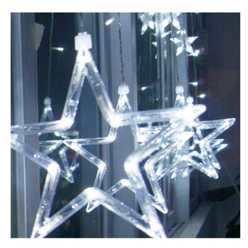 GENERICO - Luz Led Estrella 6 Metros Decoración Blancas Hogar Luces Navideñas 2096