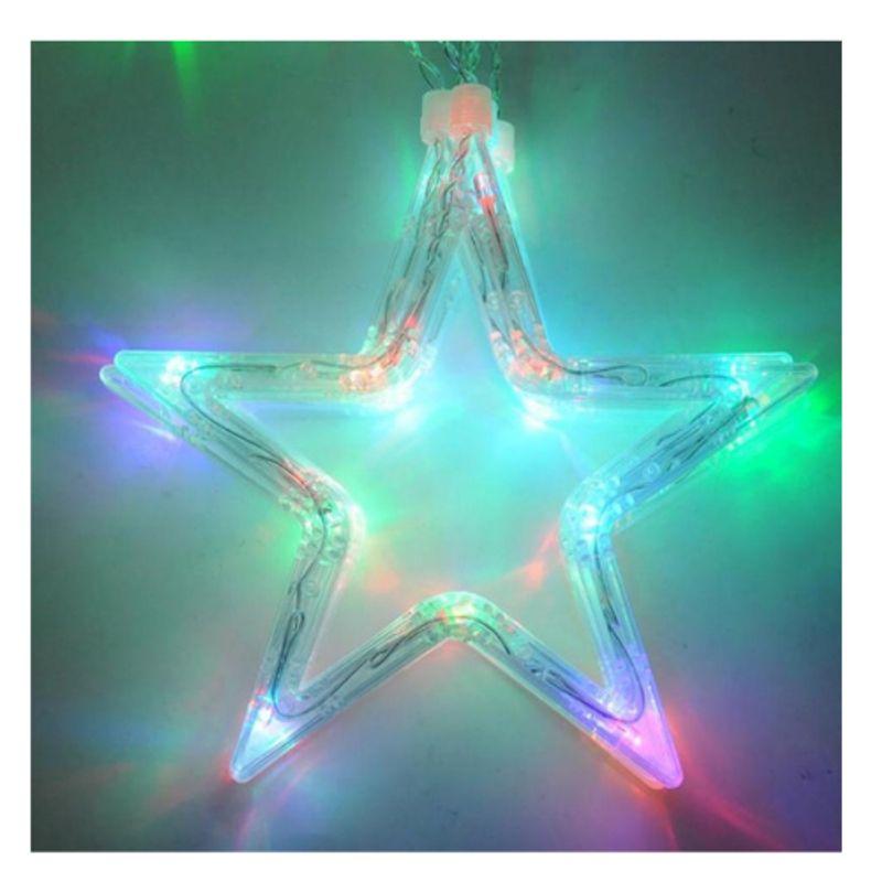 GENERICO - Luz Led Estrella 6 Metros Decoración Multicolor Hogar Luces Navideñas