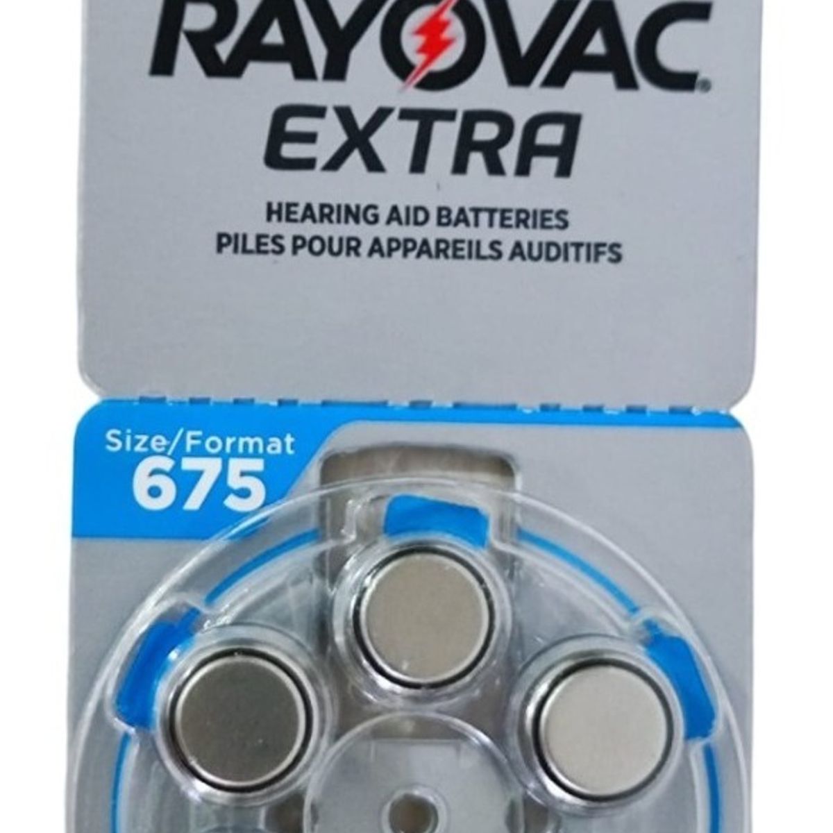 RAYOVAC - Pila Batería 675 Redonda Audífonos X6 Unidades Rayovac Extra