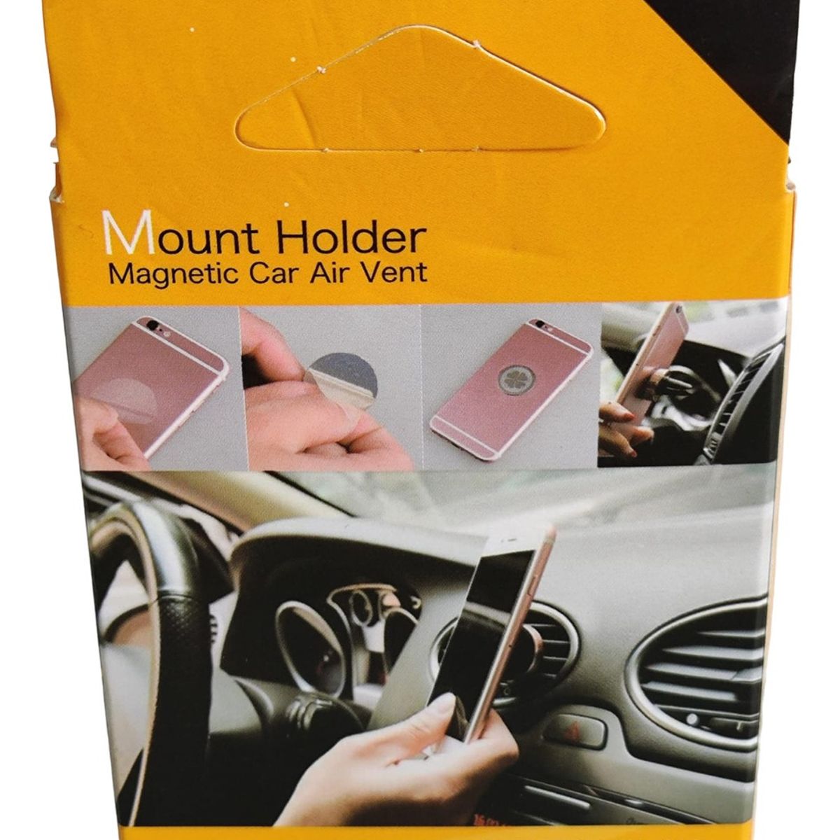 GENERICO - Soporte Celular Carro Magnético Base Holder 360 Ajustable