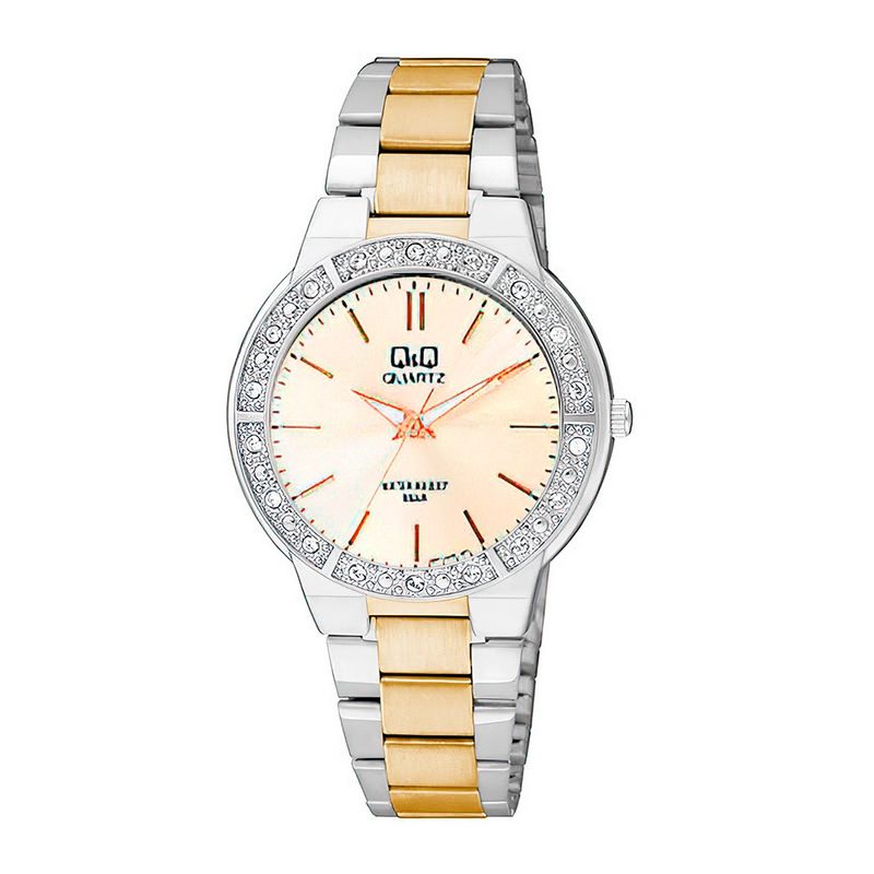Q AND Q - Reloj Q&q Qyq Acero Inoxidable Dama Murano +estuche