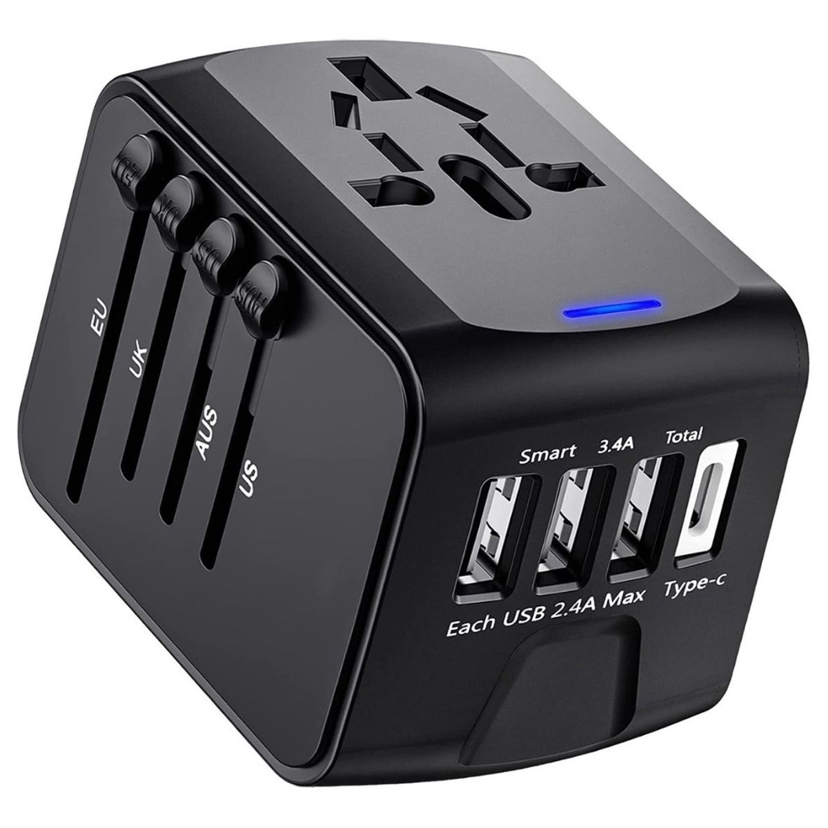GENERICO - Adaptador Universal Europeo Viajero Convertidor Toma Usb