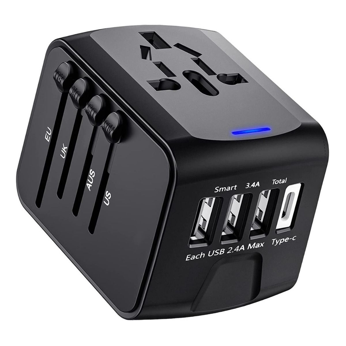 GENERICO - Adaptador Universal Europeo Viajero Convertidor Toma Usb