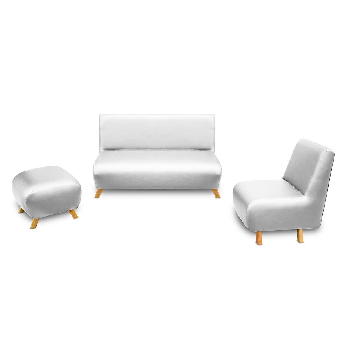 MAGIC CLASS - SALA MODERNA JADE MICROFIBRA BLANCO