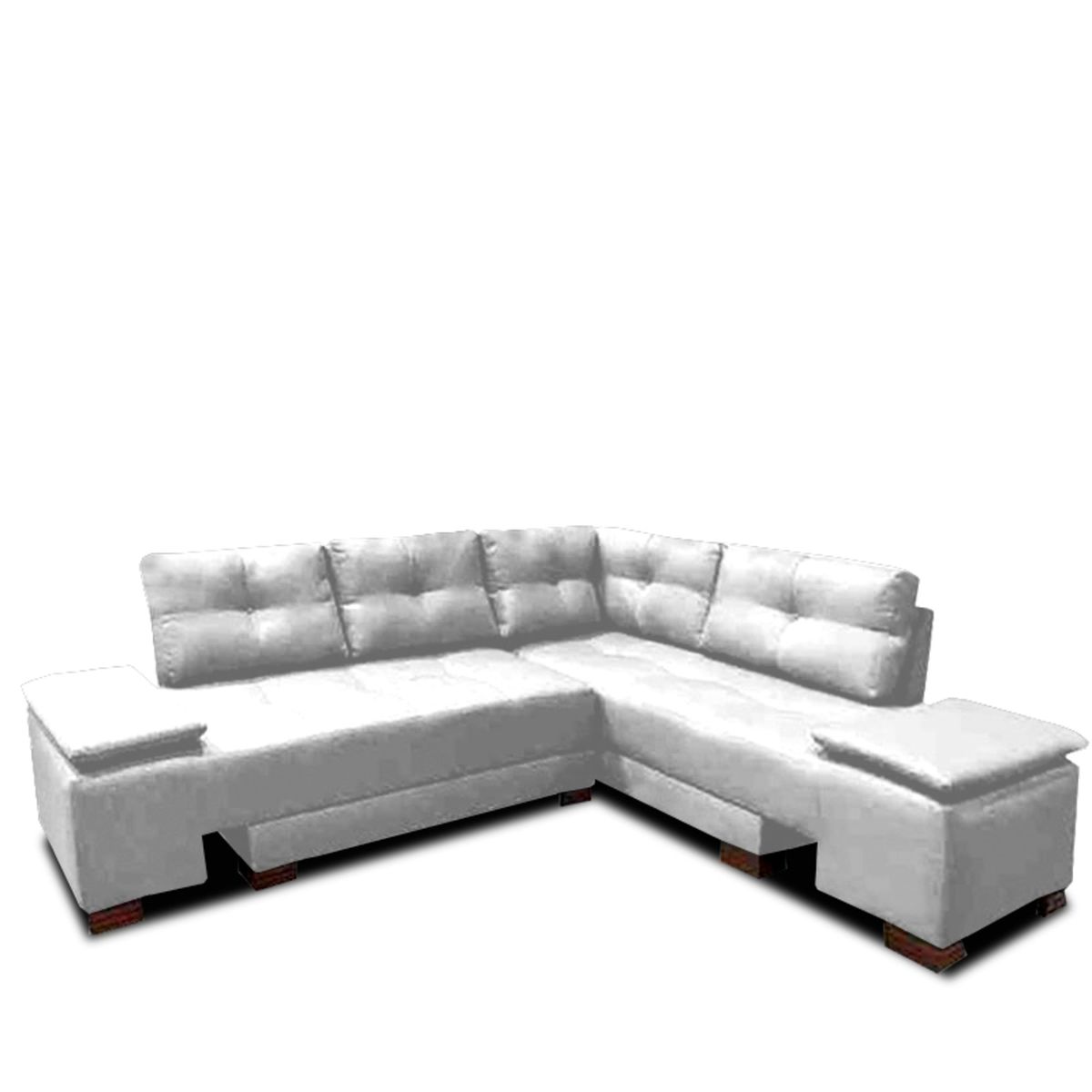 MAGIC CLASS - SALA MODULAR TRINITY ECOCUERO BLANCO