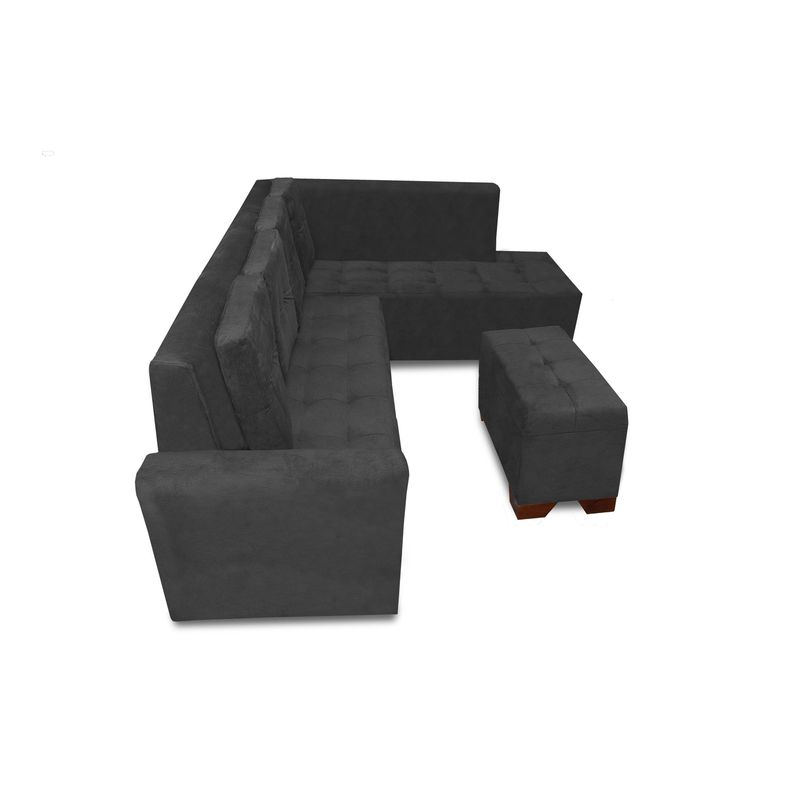 MAGIC CLASS - SALA MODERNA AMATISTA ECOCUERO NEGRO