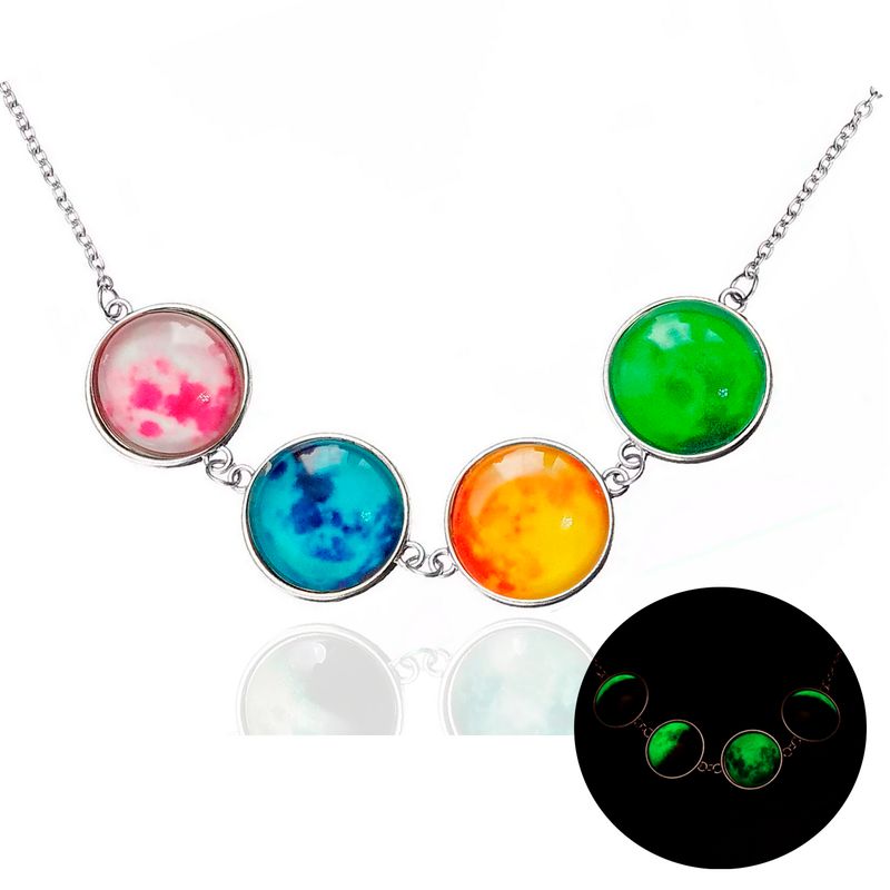 GENERICO - Collar Lunas Luminosas Alumbran + Estuche