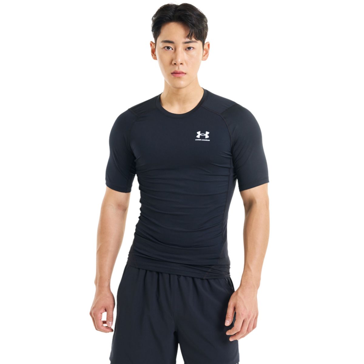 UNDER ARMOUR - Camiseta Hombre Under Armour HG ARMOUR COMP SS Negro UNDER ARMOUR