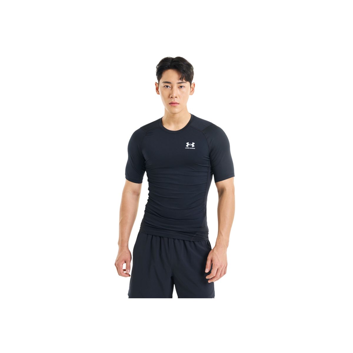 UNDER ARMOUR - Camiseta Hombre Under Armour HG ARMOUR COMP SS Negro UNDER ARMOUR