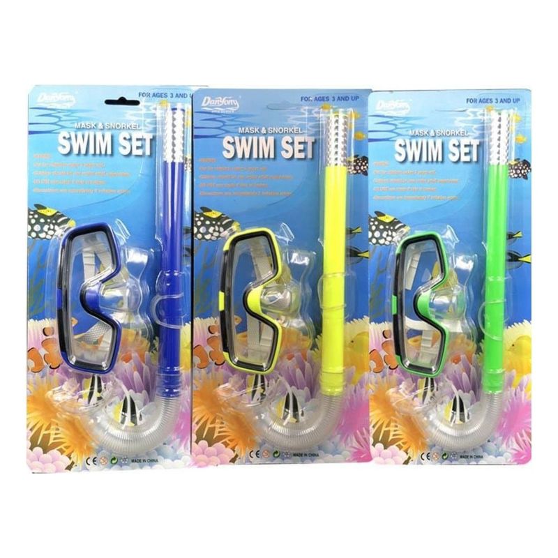 IMPORTACIONES UNIVERSO - Careta Con Snorkel Gafa Natación Niños Caretear Nadar