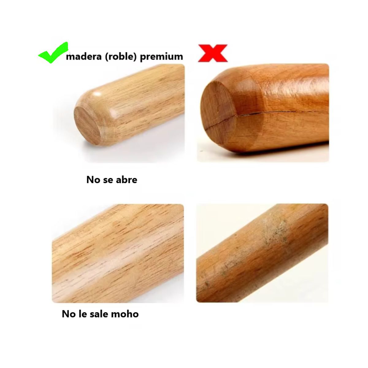 GENERICO - Set De Baseball Kit Béisbol Bate De Madera Guante Y Pelota
