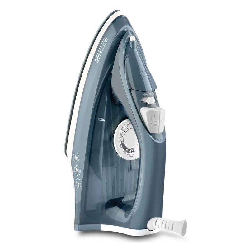 BLACK+DECKER - Plancha de Ropa BLACK & DECKER Vapor IRBD300 Trueglide Azul