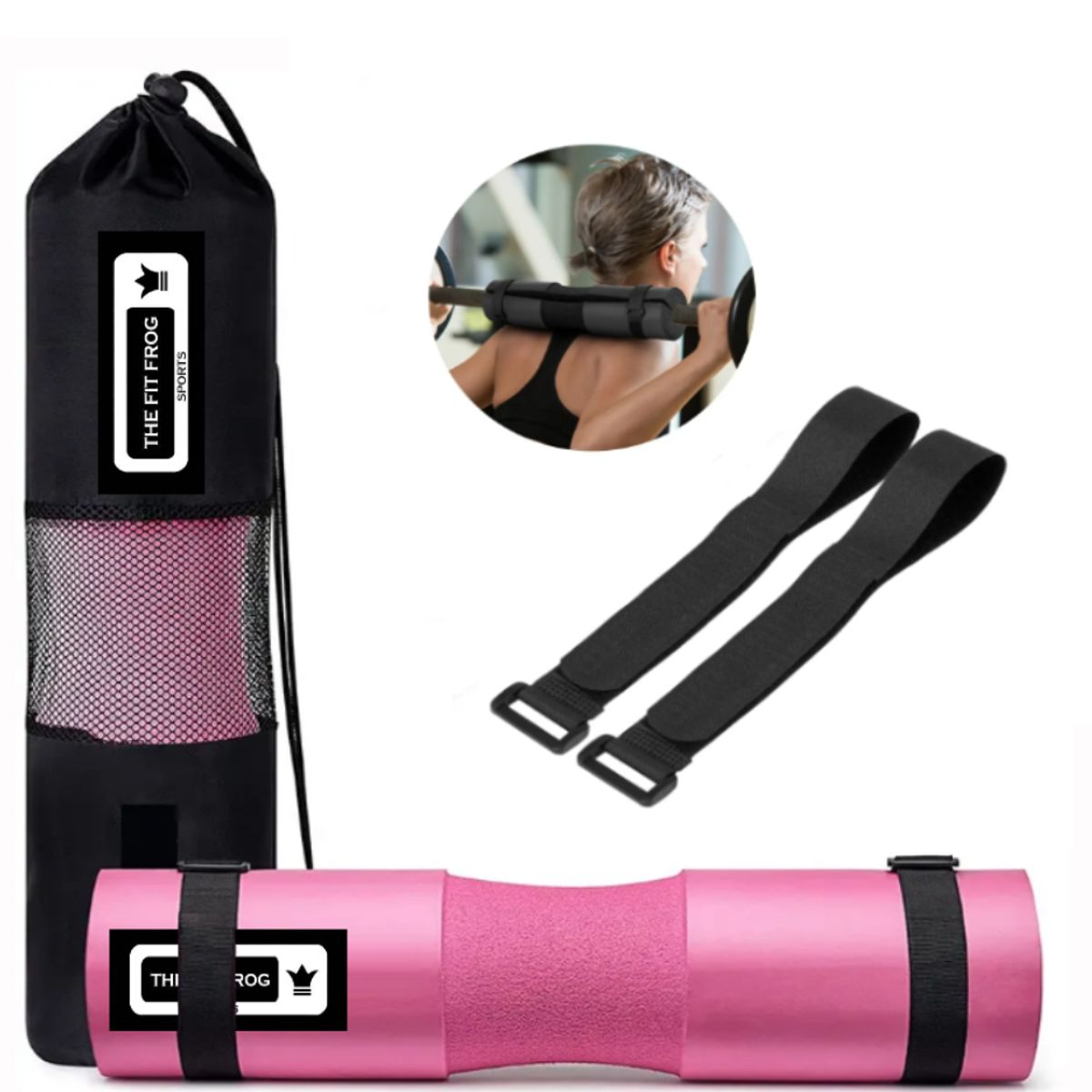 GENERICO - Almohadilla Para Barra De Gym Set Funda The Fit Frog Sports