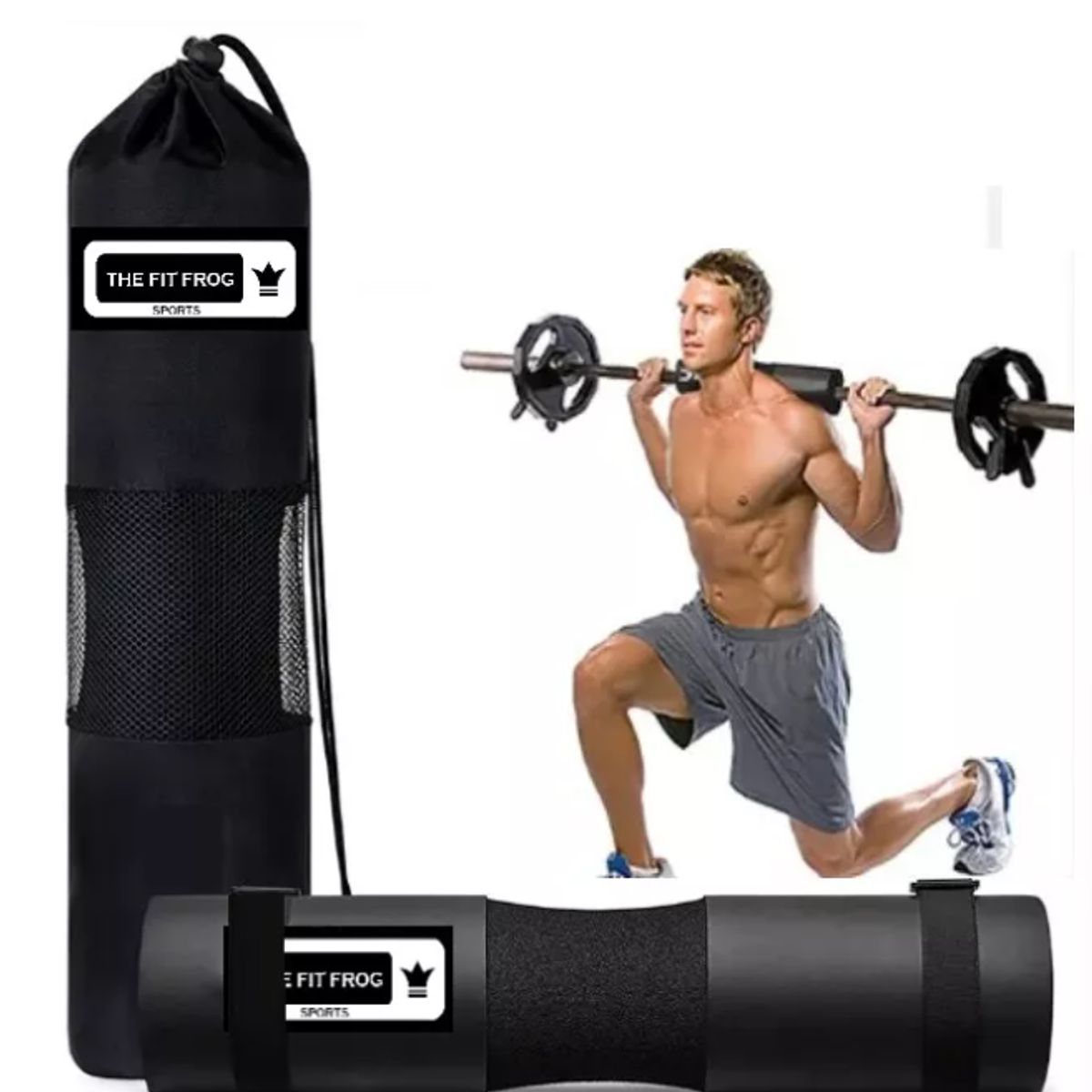 GENERICO - Almohadilla Para Barra De Gym Set Funda The Fit Frog Sports