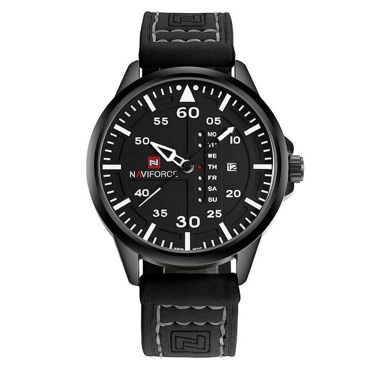 NAVIFORCE - Reloj Naviforce Original Nf 9074 Cuero Hombre + Estuche_.