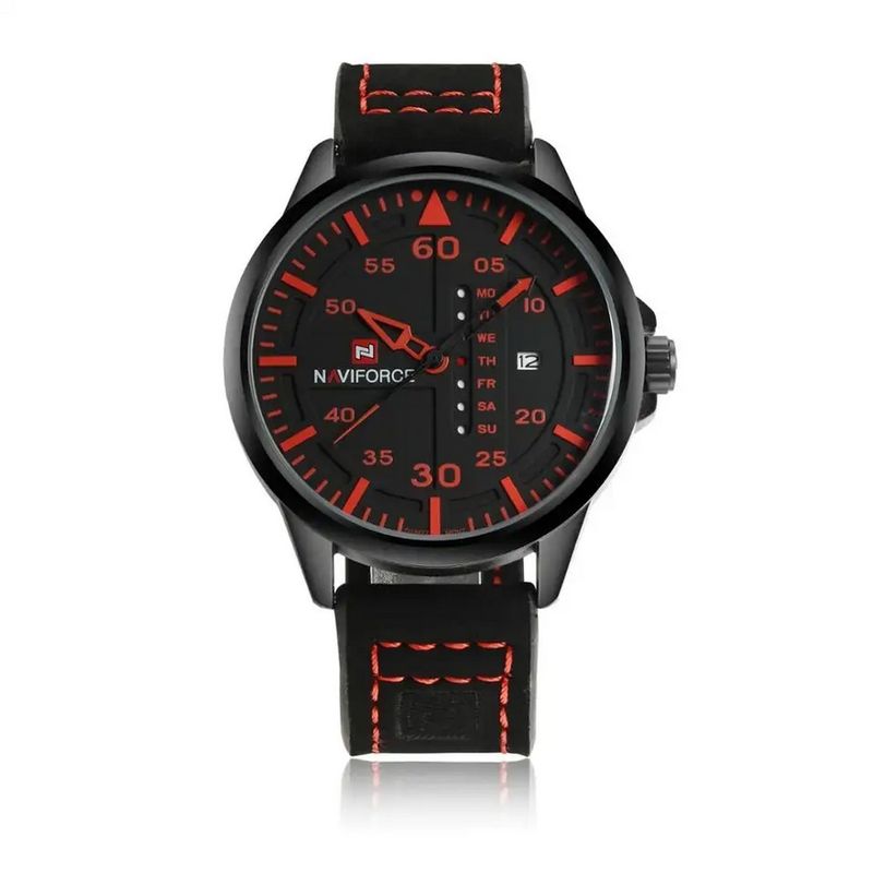 NAVIFORCE - Reloj Naviforce Original Nf 9074 Cuero Hombre + Estuche_.