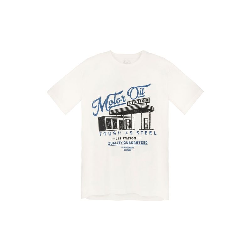 TENNIS - Camiseta crudo manga corta para hombre