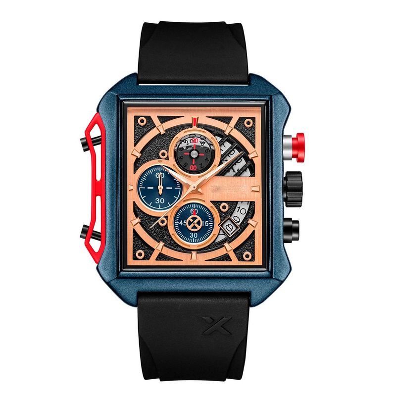 GFORCE - Reloj G-force Original H4089g Calendario Cuadrado + Estuche_.
