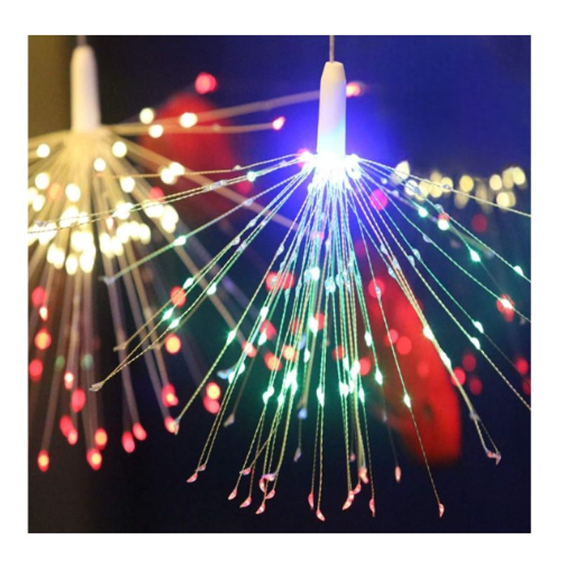 GENERICO - Luces Led Efecto Fuegos Artificiales Multicolor Guirnalda Navideñas