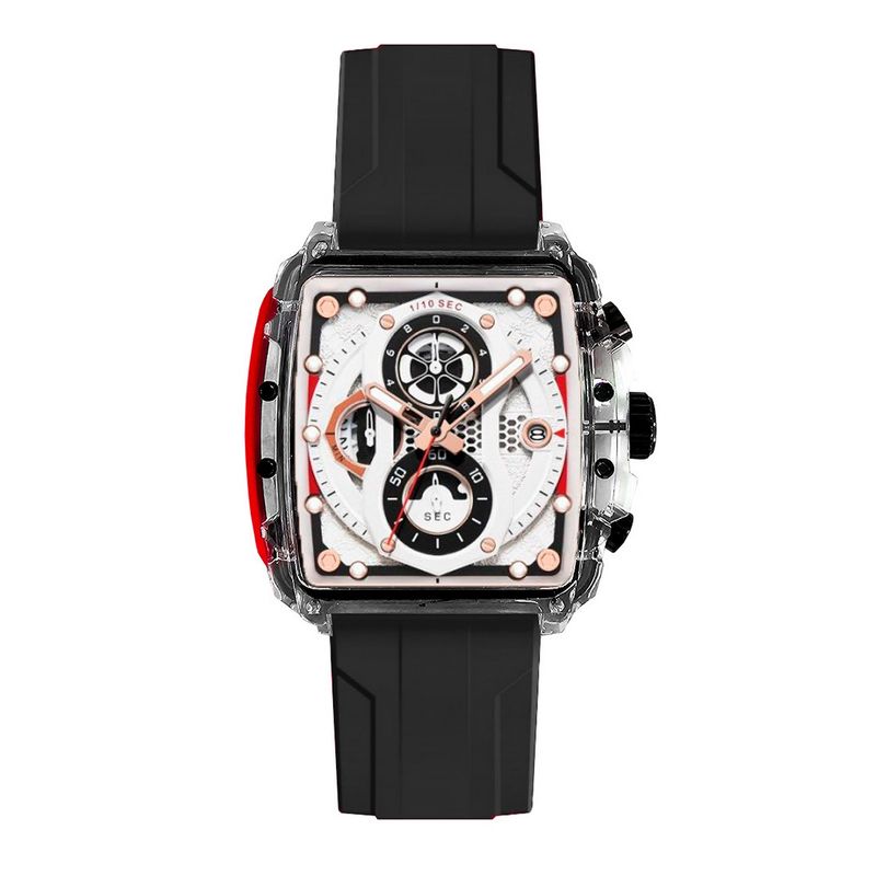 GFORCE - Reloj G-force Original H4113g Calendario Cuadrado + Estuche