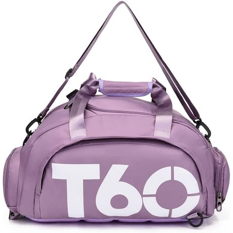 GENERICO - Morral Tipo Bolso Lila Deportivo Viajero T60 Unisex