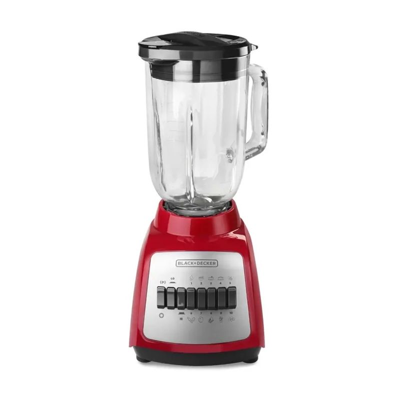 BLACK+DECKER - Licuadora BLACK+DECKER DuraPro BLBD210GR Rojo