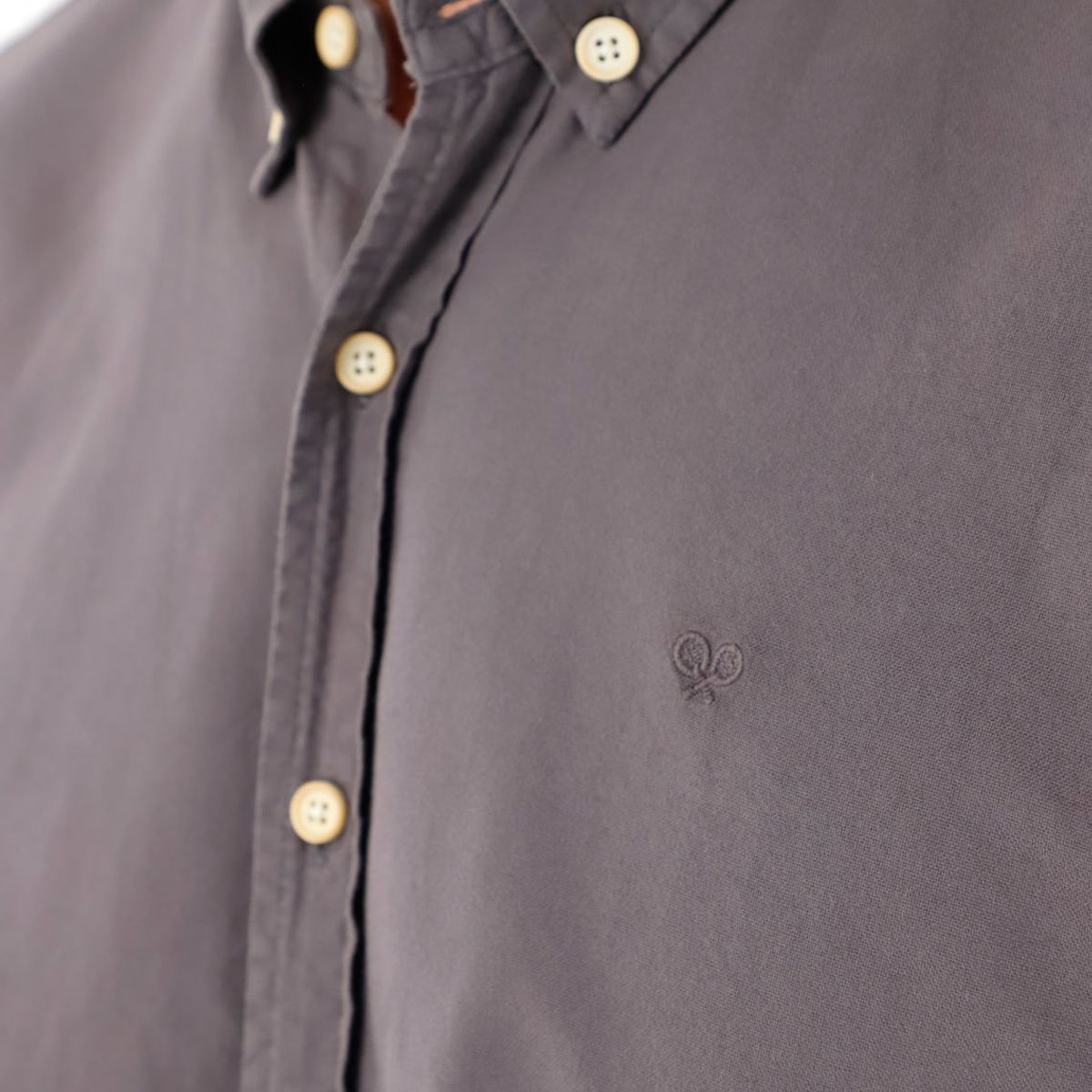 TENNIS - Camisa de botones gris para hombre