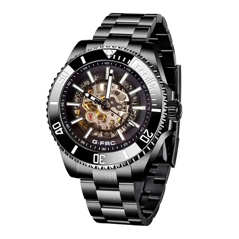 GFORCE - Reloj G-force At9813 Automatico Casual Hombre Acero +estuche