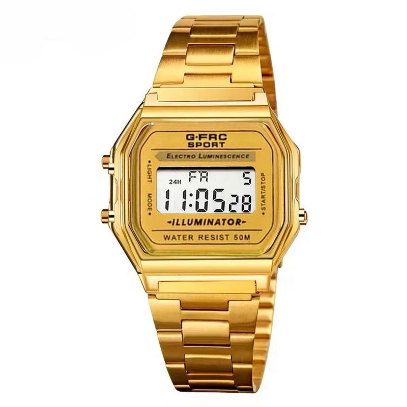 GFORCE - Reloj Dama G-force Mujer Digital Lady Acero A19148 + Estuche_.