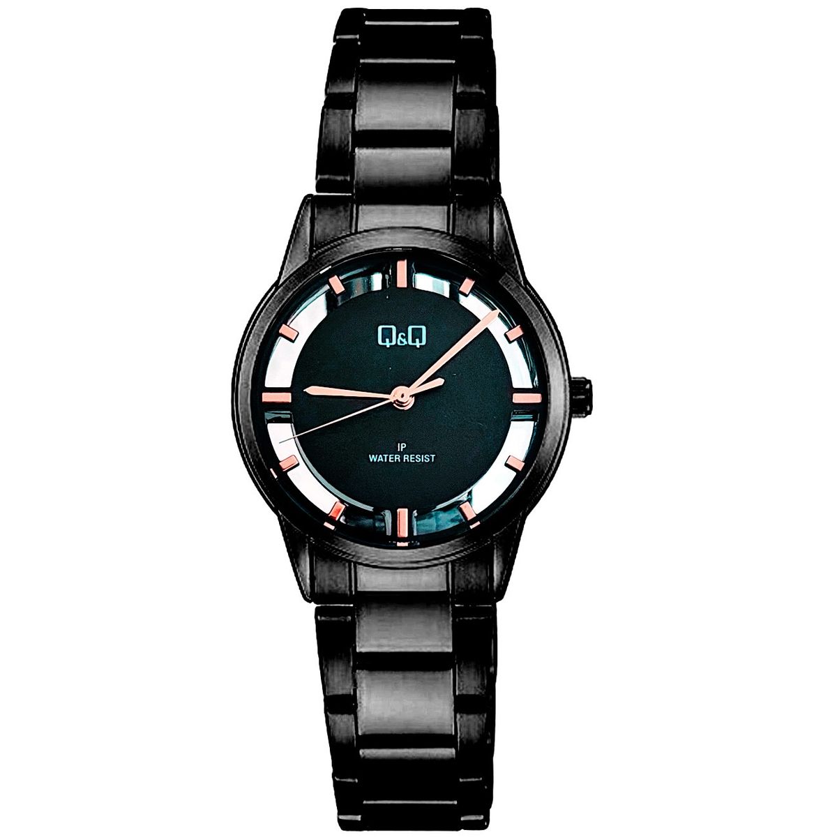 Q AND Q - Reloj Q&q Qyq Acero Qz33j801 Corazon Abierto +estuche_.