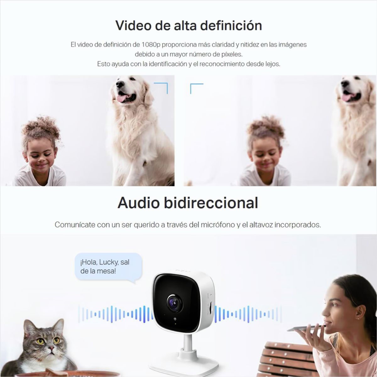 TP LINK - CÁMARA DE SEGURIDAD PARA EL HOGAR CON WI-FI TAPO C100