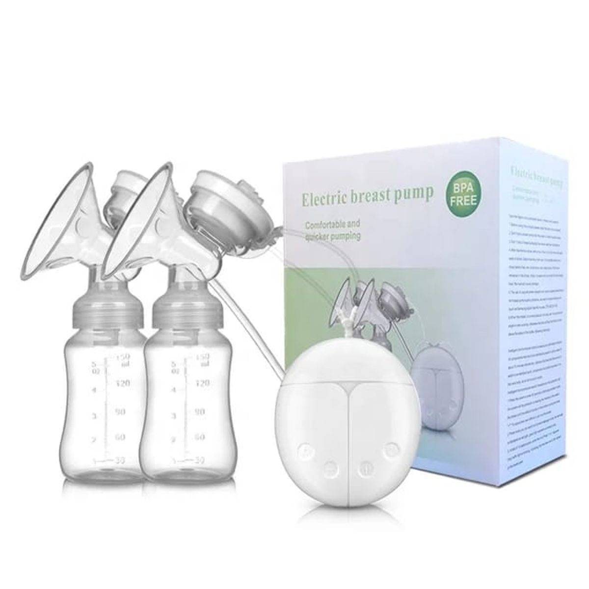 GENERICO - Extractor De Leche Materna Eléctrico Libre De Pba Blanco