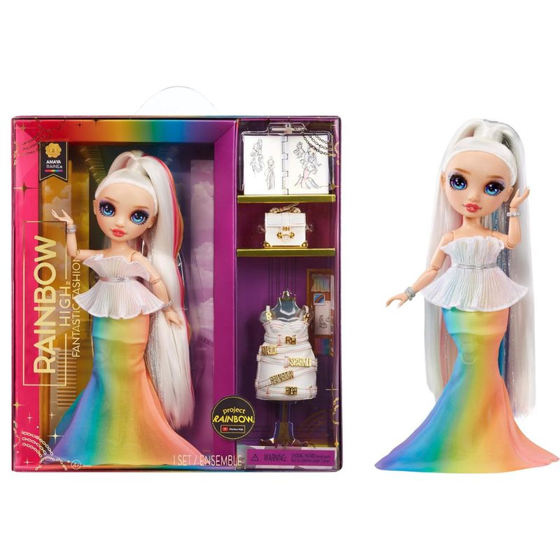 RAINBOW HIGH - Muñeca Rainbow High de Moda Fantastic Fashion Amaya Raine