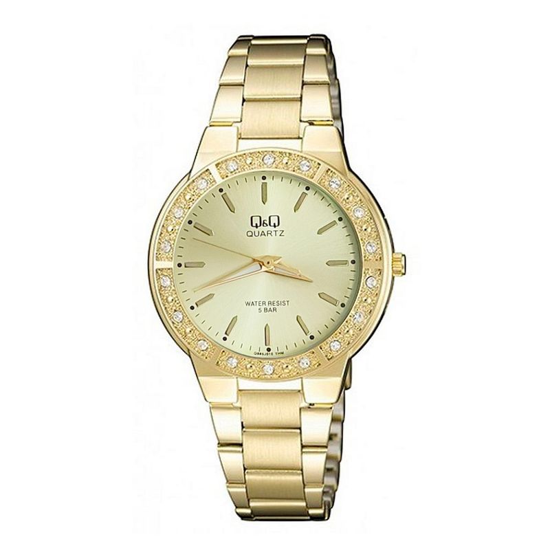 Q AND Q - Reloj Q&q Qyq Q985j010 Elegante Star Diamond Mujer +estuche