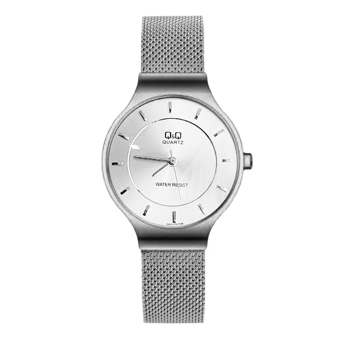 Q AND Q - Reloj Q&q Qyq Elegante Qa21j2124 Acero Malla Mujer + Estuche_.