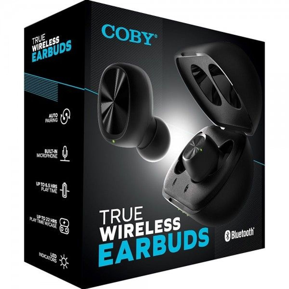 COBY - AURICULARES  COBY INALAMBRICOS CON ESTUCHE