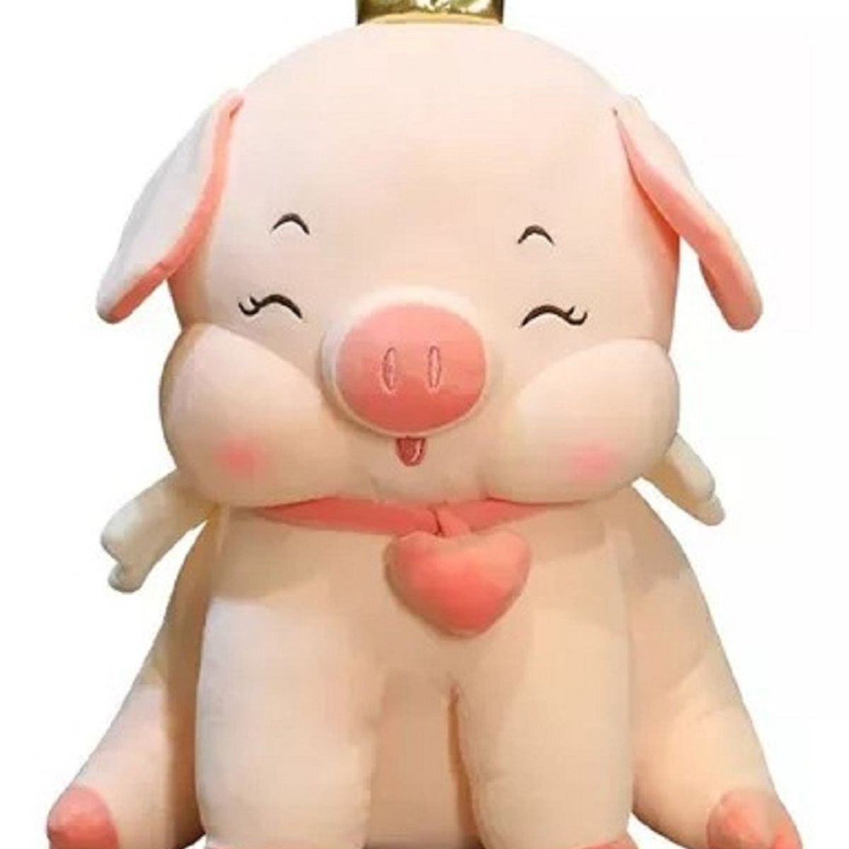 GENERICO - Cerdita Corona Peluche Bebe Extragrande