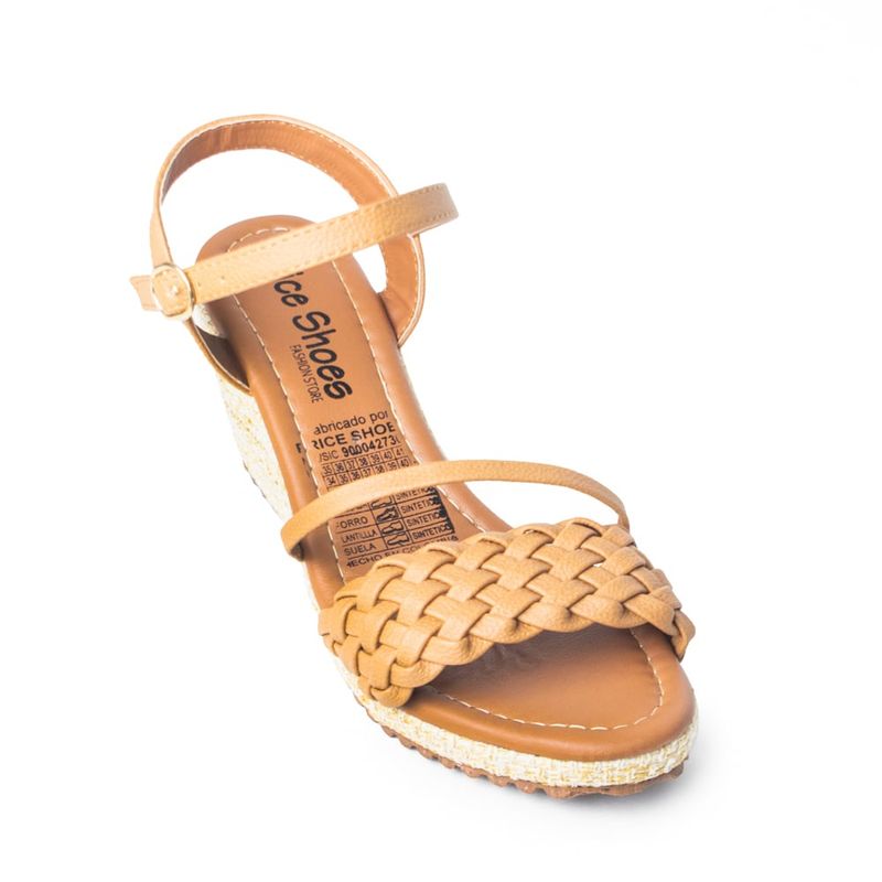 PRICE SHOES - Price Shoes Plataformas Moda Mujer 692A60AMARETTO