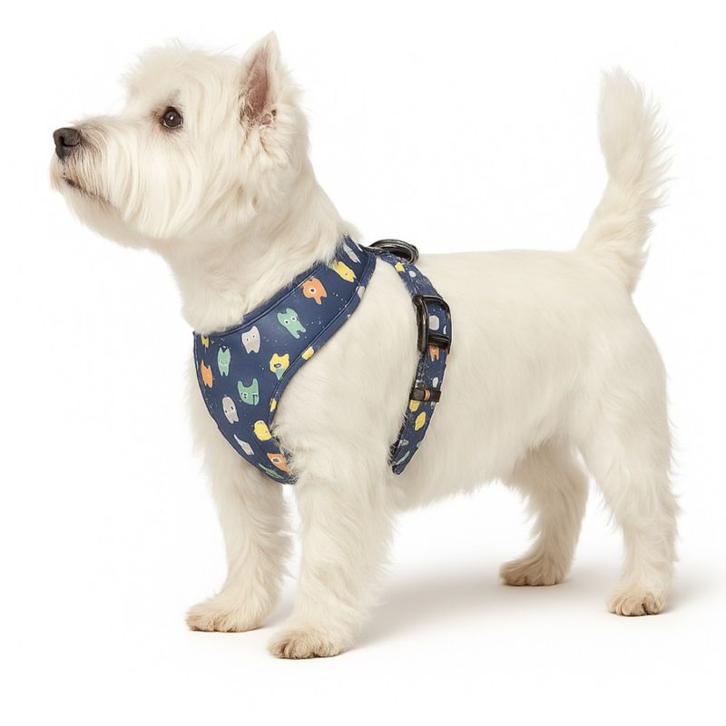 GENERICO - Chaleco Estampado Ajustable Perros Arnés Colorido