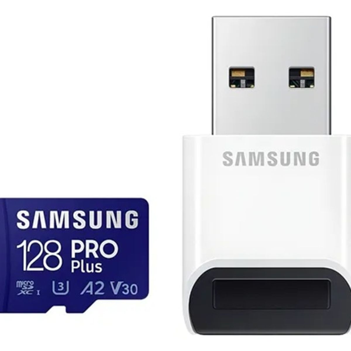 SAMSUNG - Samsung pro plus micro sd 128gb 180 mb/s + adaptador sd