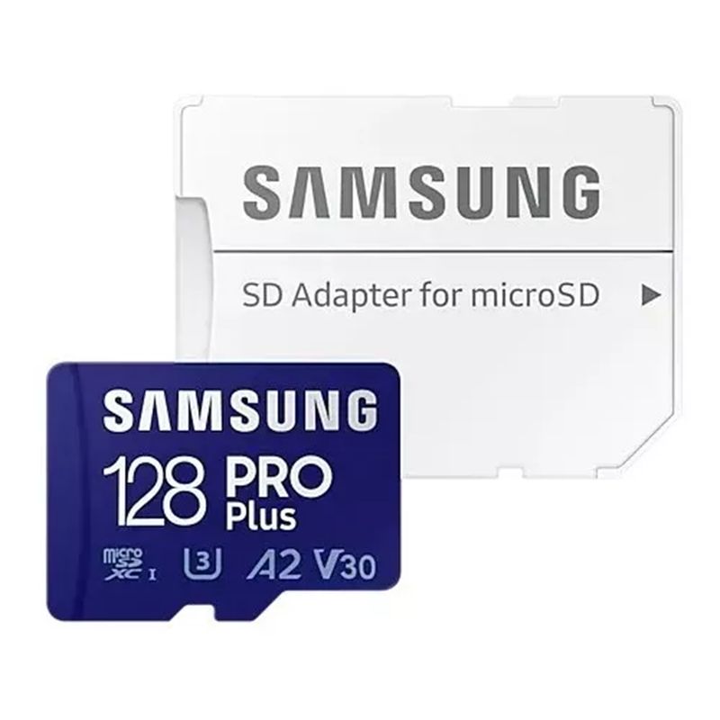 SAMSUNG - Samsung pro plus micro sd 128gb 180 mb/s + adaptador sd