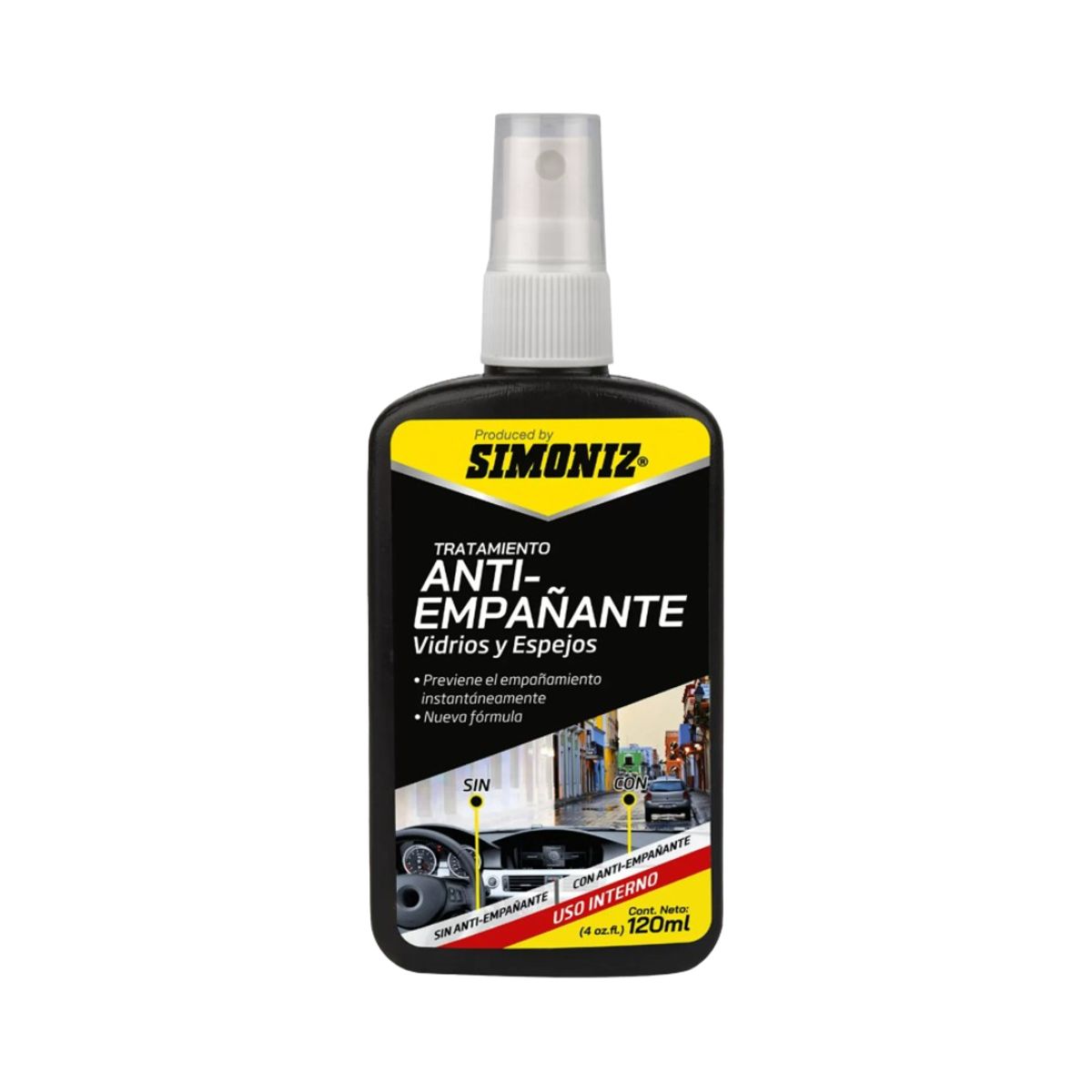 SIMONIZ - Tratamiento Anti-Empañante Vidrios Y Espejos Simoniz - 120ML
