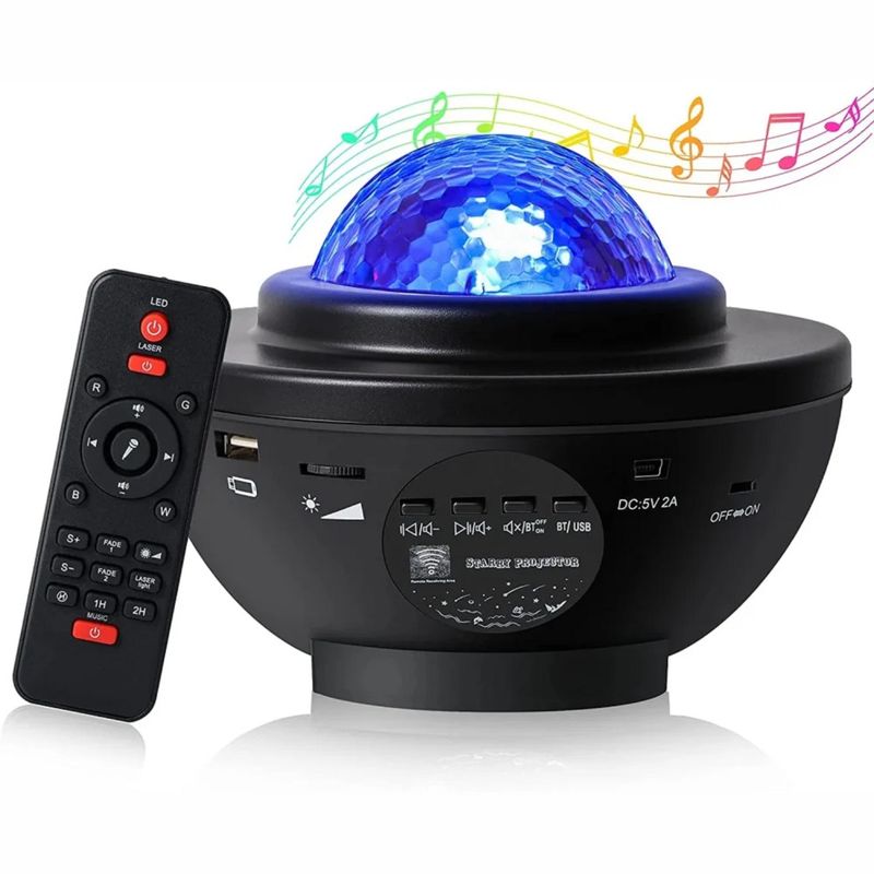 GENERICO - Proyector Led Estrellas  Galaxias Parlante Bluetooth