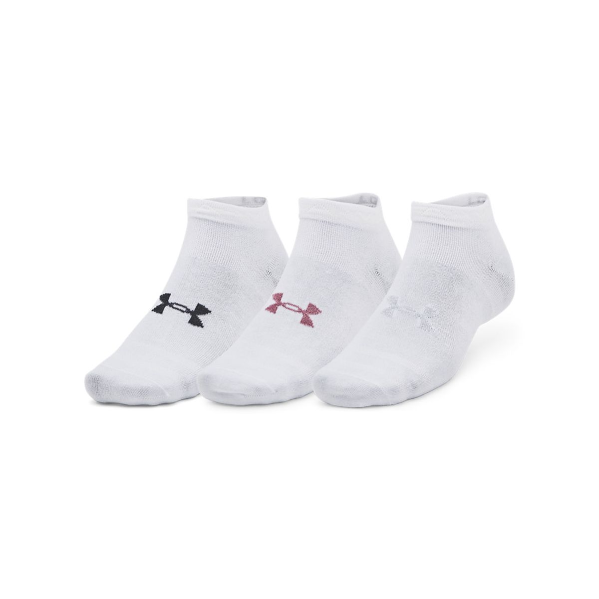 UNDER ARMOUR - Medias ESSENTIAL LW CUT 3PK Blanco UNISEX 1382958-100-022 UNDER ARMOUR