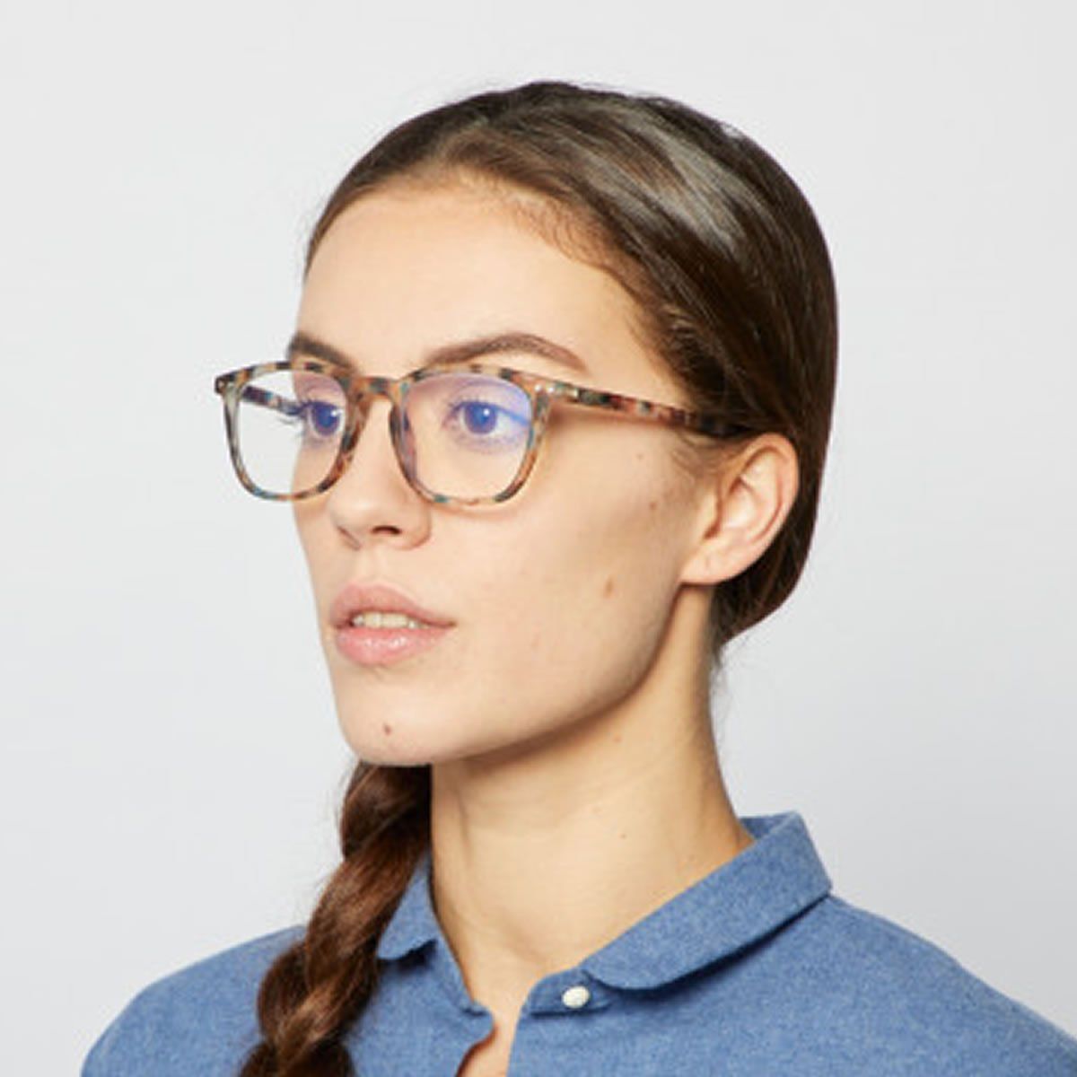 IZIPIZI - Gafas Screen Modelo E Carey Azul + 000